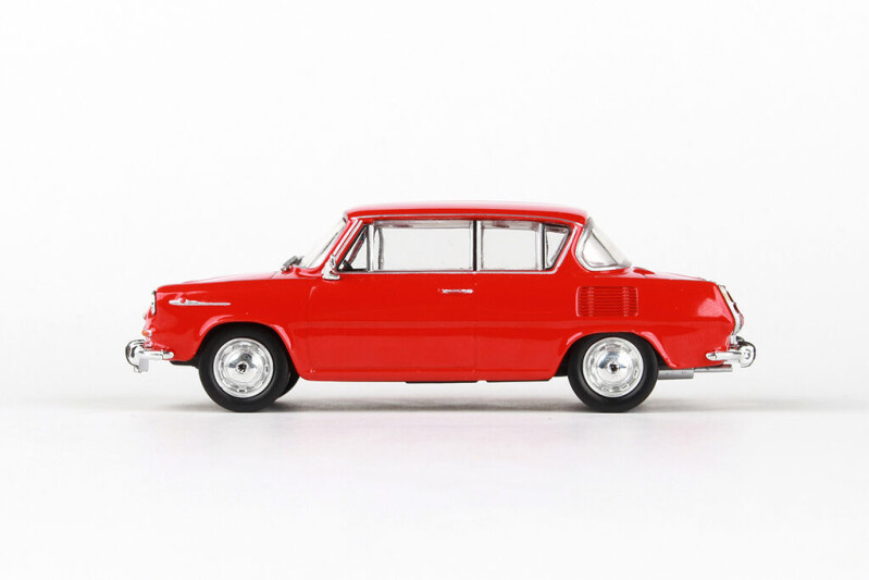 Abrex Škoda 1100 MBX 1:43 Červená Oranžová 1969